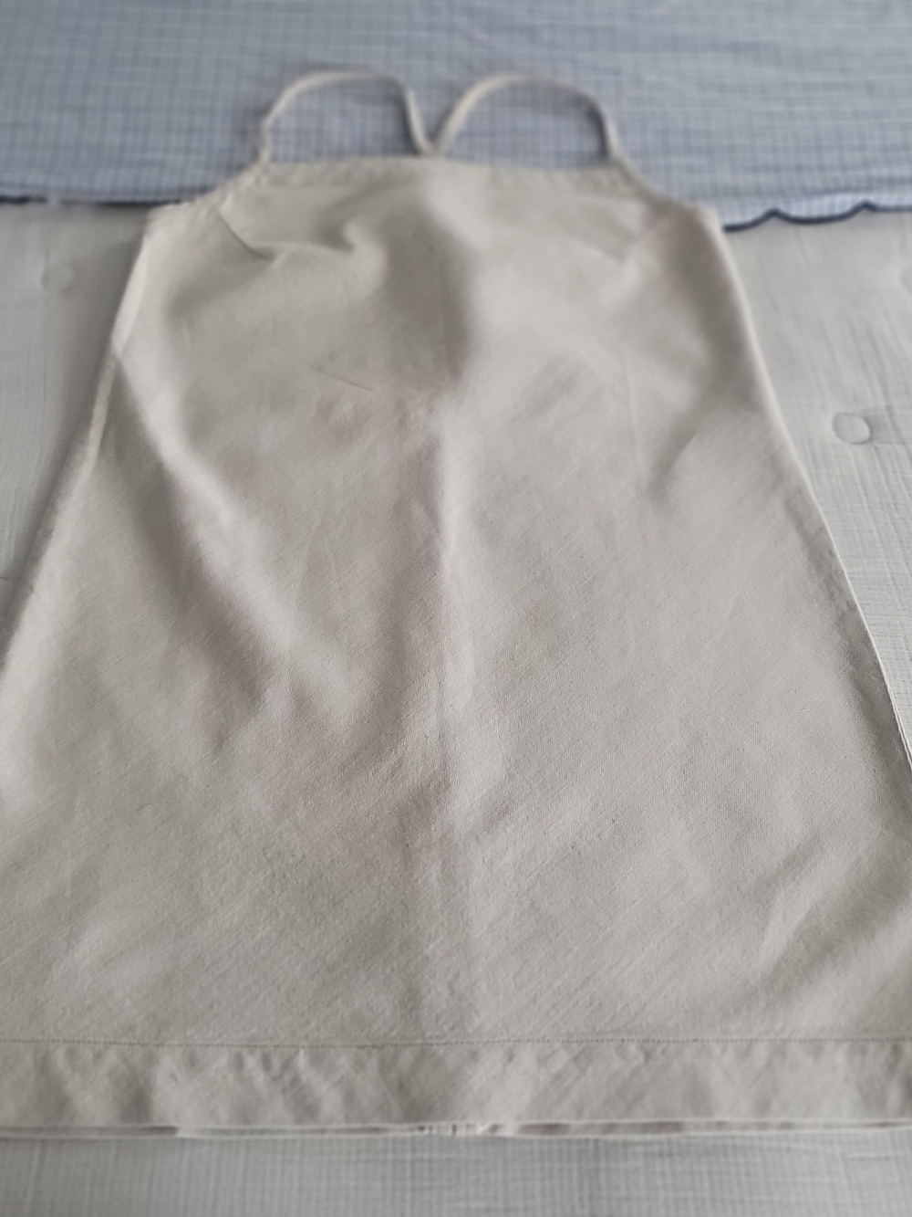 rag & bone Beige Denim Mini Slip Dress, Size L